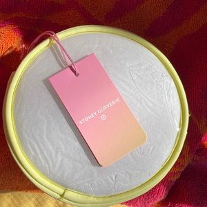 NWT Stoney Clover Neón Yellow Pouch